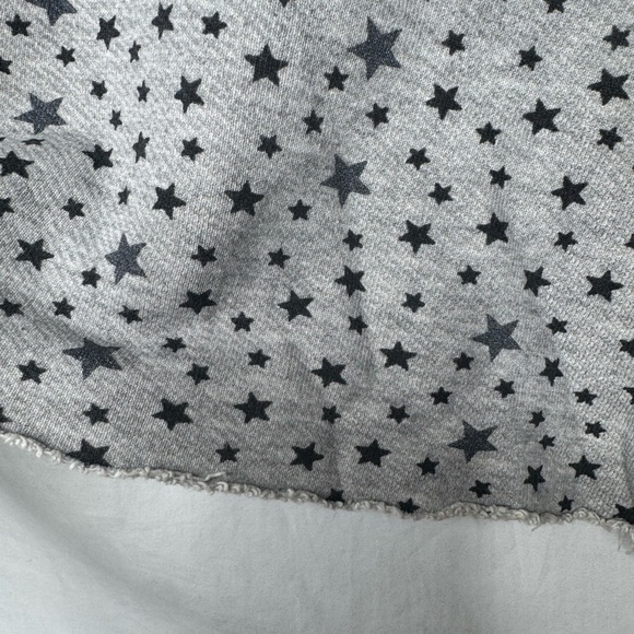 Current/Elliott Slouchy Crewneck Star Pattern Sweatshirt Size Small - Picture 2 of 4